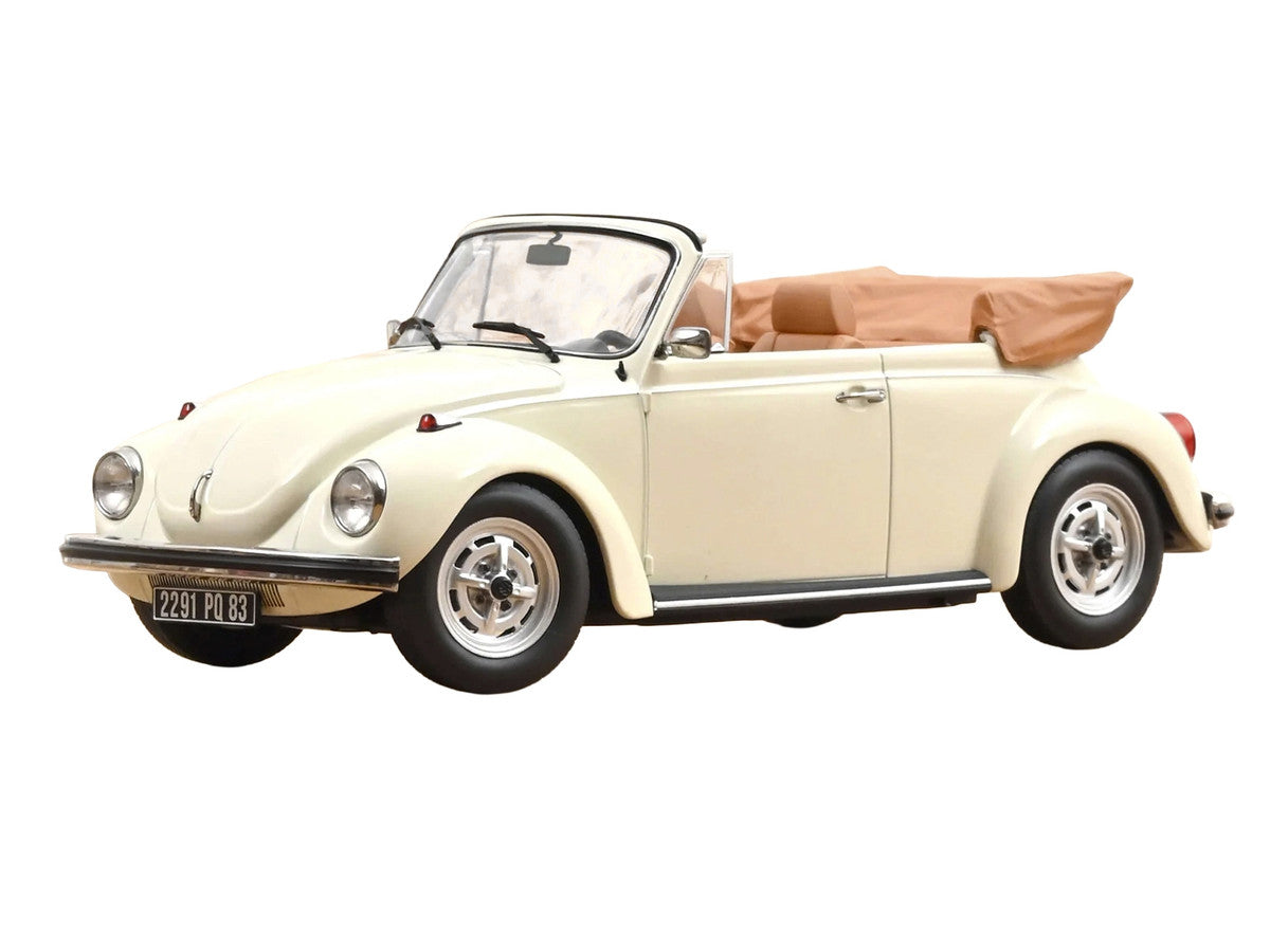 1972 Volkswagen 1303 Beetle Cabriolet Cream White 1/18 Diecast Model Car by Norev LuxuryLifeWay Online Store