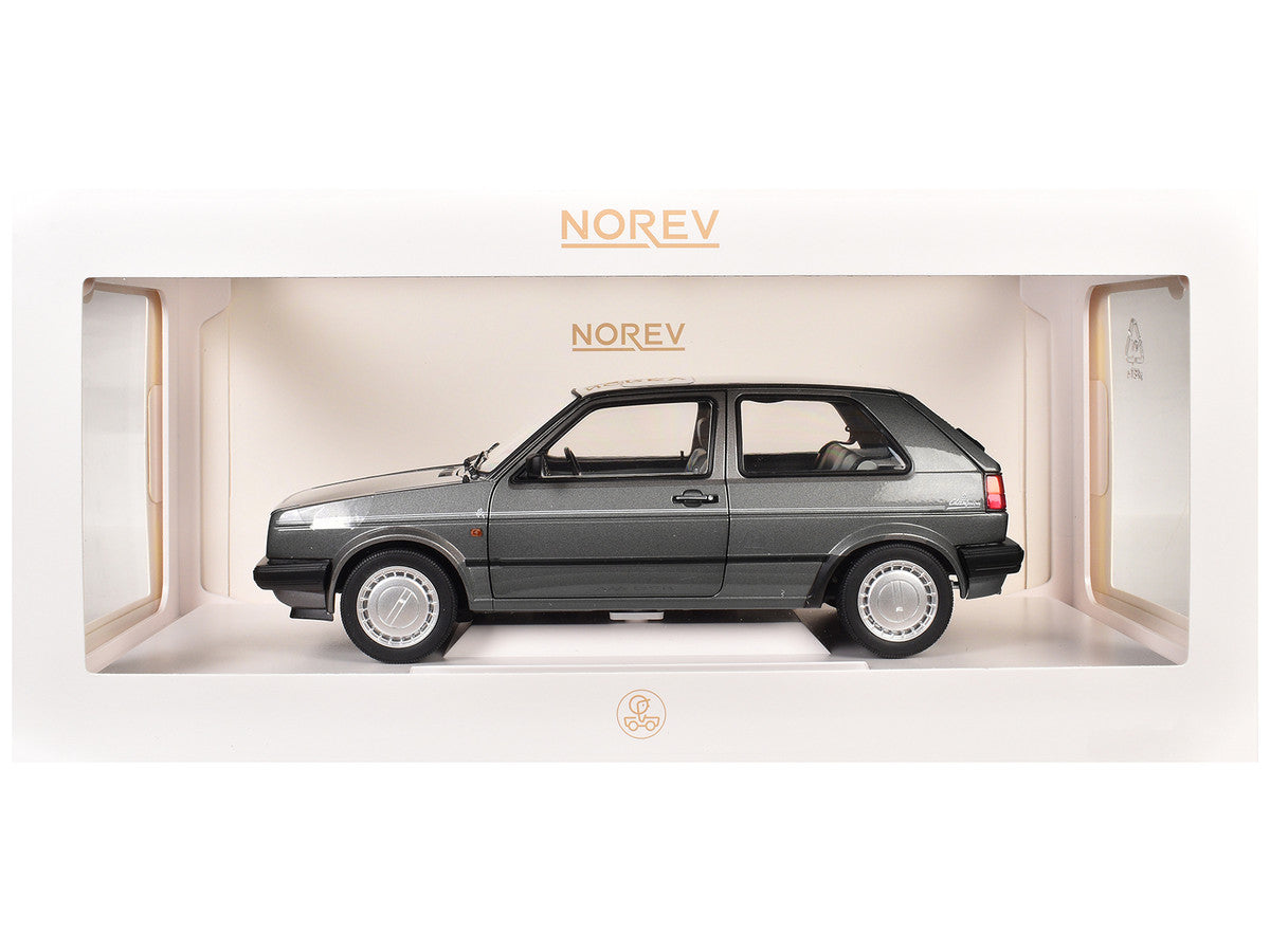 1989 Volkswagen Golf Champion Gray Metallic 1/18 Diecast Model Car by Norev LuxuryLifeWay Online Store