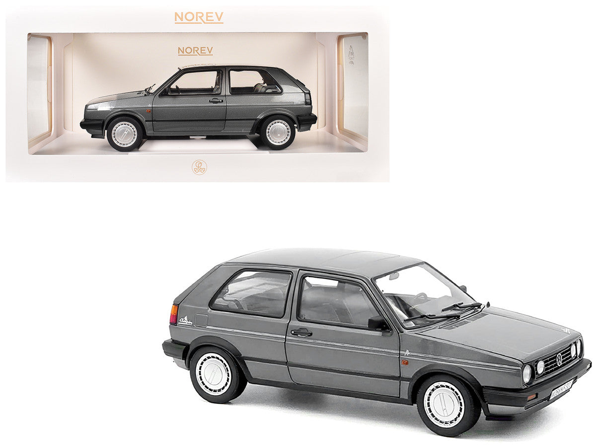 1989 Volkswagen Golf Champion Gray Metallic 1/18 Diecast Model Car by Norev LuxuryLifeWay Online Store