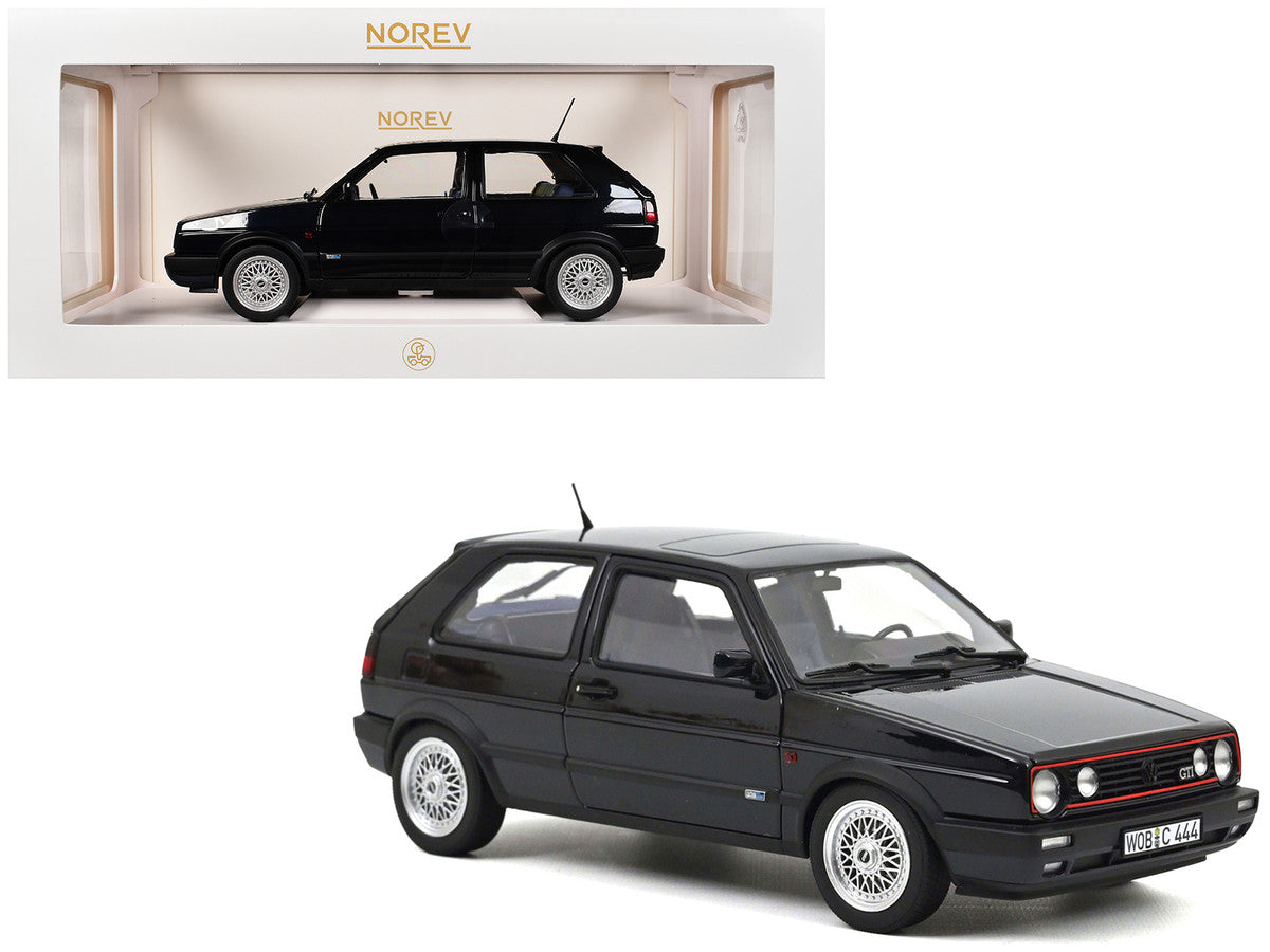 1991 Volkswagen Golf GTI Edition Blue Moonlight Blue Metallic 1/18 Diecast Model Car by Norev LuxuryLifeWay Online Store