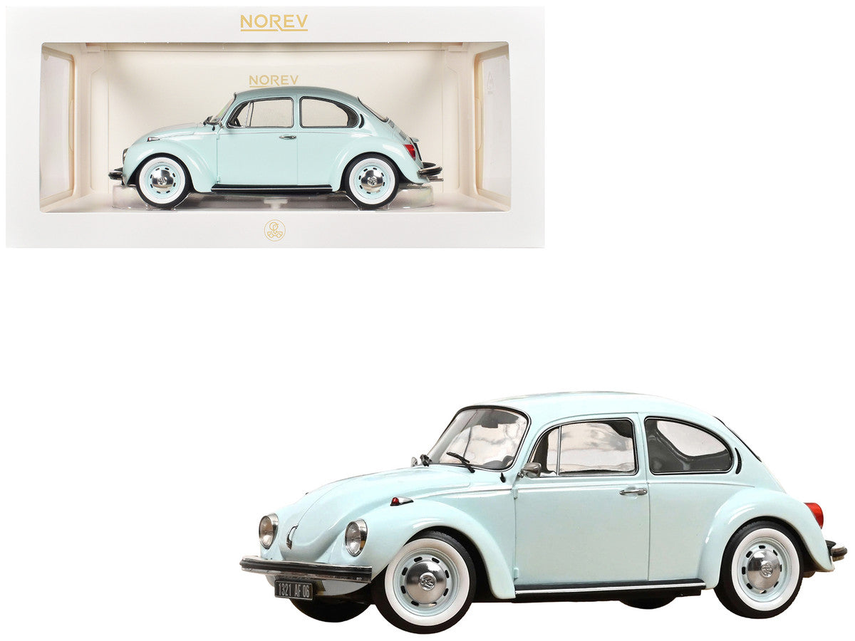 1973 Volkswagen 1303 Beetle Pastel Blue 1/18 Diecast Model Car by Norev LuxuryLifeWay Online Store