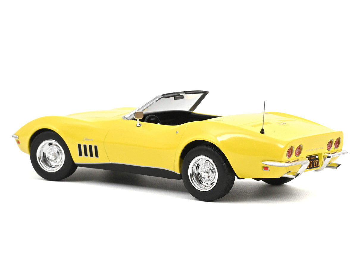 1969 Chevrolet Corvette Cabriolet Daytona Yellow 1/18 Diecast Model Car by Norev LuxuryLifeWay Online Store