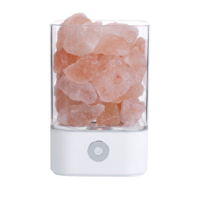 USB Himalayan Salt LED Lamp PearlNestDecor.com