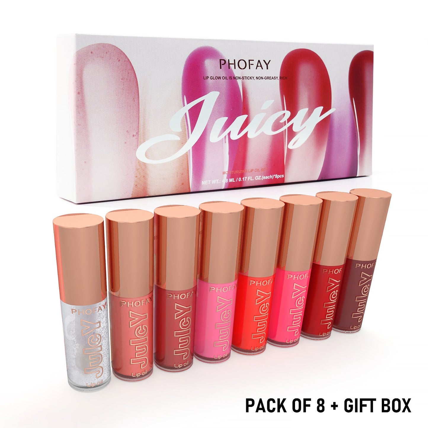 PHOFAY Juicy Lip Oil Set LadyShow.Store