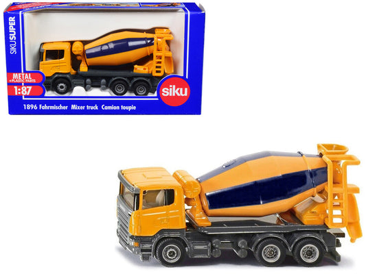 Scania Mixer Truck Yellow 1/87 (HO) Diecast Model by Siku LuxuryLifeWay Online Store