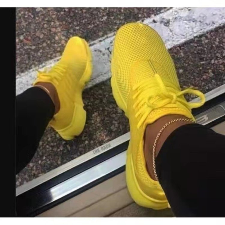 New Thick-soled Fly-woven Mesh Large Size Outdoor Breathable Sneakers LadyShow.Store