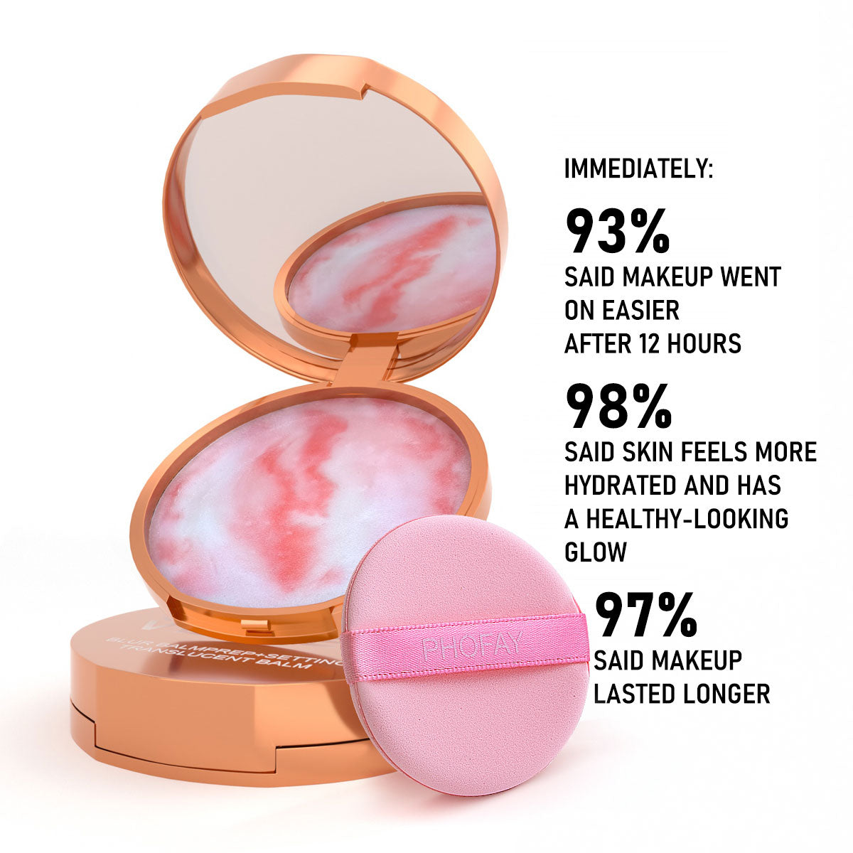 PHOFAY Waterproof Oil Control Setting Cream LadyShow.Store