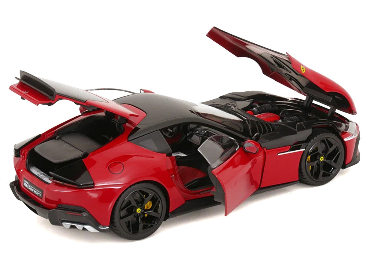 2024 Ferrari 12Cilindri Rosso Corsa Red with Black Top 1/18 Diecast Model Car by Polistil LuxuryLifeWay Online Store
