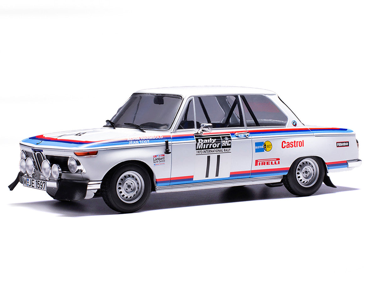 BMW 2002 #11 Achim Warmbold - Jean Todt "RAC Rally" (1973) 1/18 Diecast Model Car by IXO Models LuxuryLifeWay Online Store