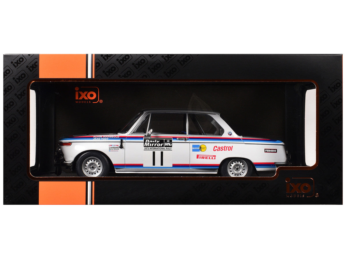 BMW 2002 #11 Achim Warmbold - Jean Todt "RAC Rally" (1973) 1/18 Diecast Model Car by IXO Models LuxuryLifeWay Online Store