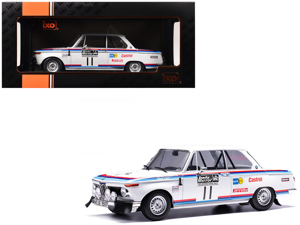 BMW 2002 #11 Achim Warmbold - Jean Todt "RAC Rally" (1973) 1/18 Diecast Model Car by IXO Models LuxuryLifeWay Online Store