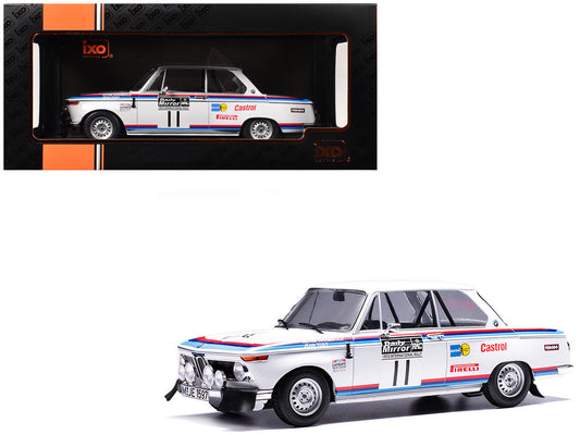 BMW 2002 #11 Achim Warmbold - Jean Todt "RAC Rally" (1973) 1/18 Diecast Model Car by IXO Models LuxuryLifeWay Online Store
