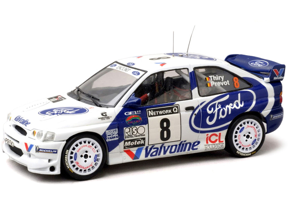 Ford Escort WRC #8 Bruno Thiry - Stephane Prevot 3rd Place "RAC Rally" (1998) 1/18 Diecast Model Car by IXO Models LuxuryLifeWay Online Store
