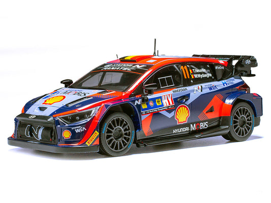 Hyundai i20 N Rally1 #11 Thierry Neuville - Martijn Wydaeghe Winner "Central European Rally" (2023) 1/18 Diecast Model Car by IXO Models LuxuryLifeWay Online Store