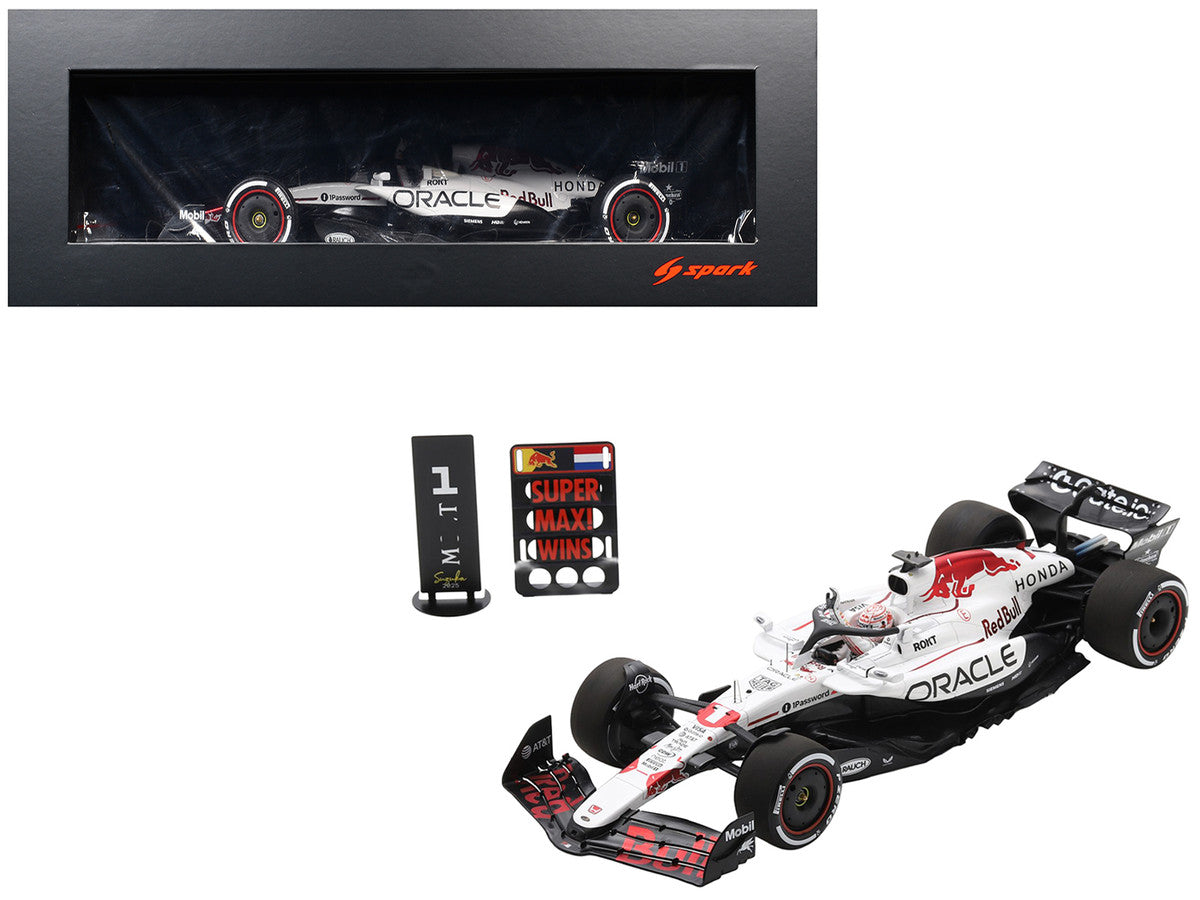 Red Bull Racing RB21 #1 Max Verstappen "Oracle Red Bull Racing" Winner Formula One F1 "Japanese GP" (2025) with Acrylic Display Case 1/18 Model Car by Spark LuxuryLifeWay Online Store