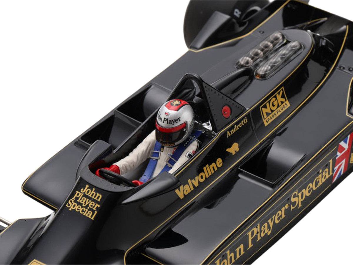 Lotus 79 #5 Mario Andretti "John Player Team Lotus" Winner Formula One F1 "Belgian GP" (1978) with Acrylic Display Case 1/18 Model Car by Spark LuxuryLifeWay Online Store