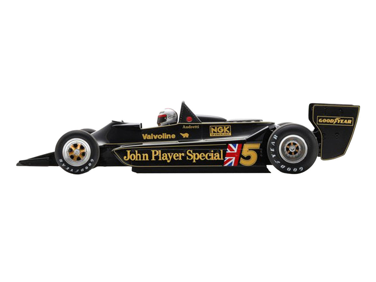 Lotus 79 #5 Mario Andretti "John Player Team Lotus" Winner Formula One F1 "Belgian GP" (1978) with Acrylic Display Case 1/18 Model Car by Spark LuxuryLifeWay Online Store