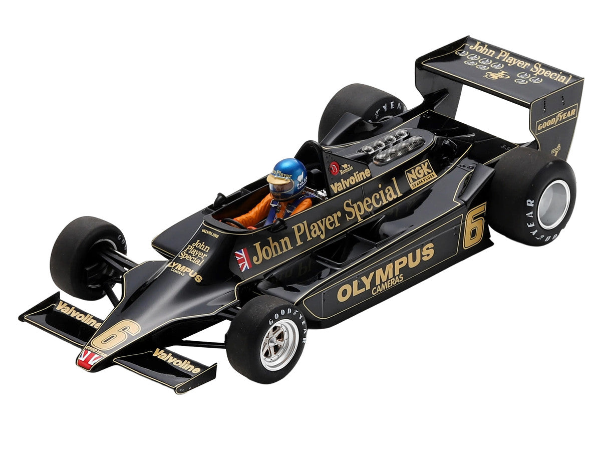 Lotus 79 #6 Ronnie Peterson "John Player Team Lotus" Winner Formula One F1 "Austrian GP" (1978) with Acrylic Display Case 1/18 Model Car by Spark LuxuryLifeWay Online Store