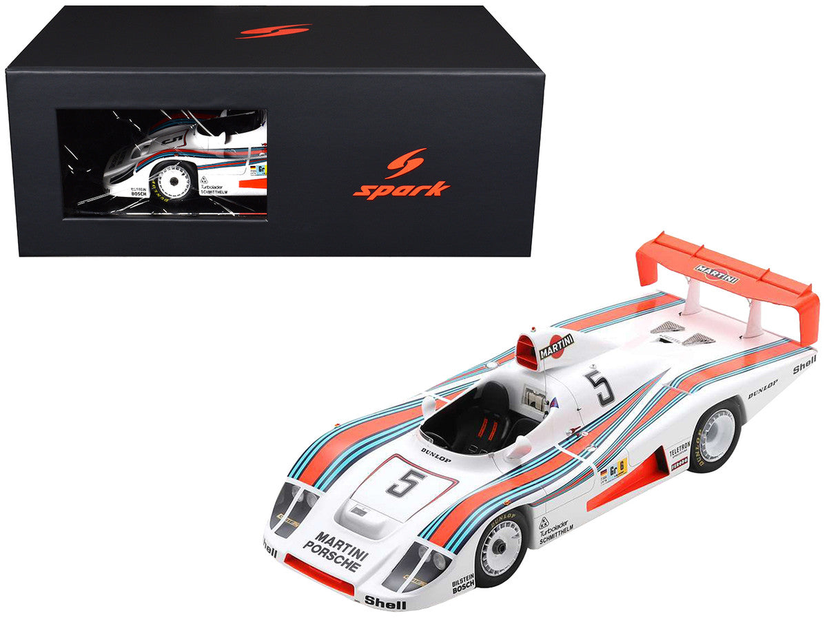 Porsche 936/78 #5 Jacky Ickx - Henri Pescarolo - Jochen Mass "Martini Racing Porsche System" "24 Hours of Le Mans" (1978) with Acrylic Display Case 1/18 Model Car by Spark LuxuryLifeWay Online Store
