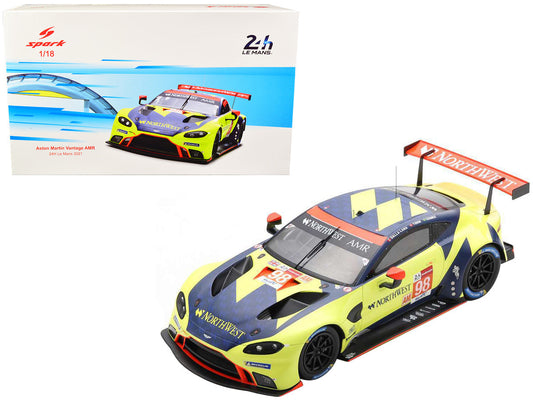 Porsche Aston Martin Vantage AMR #98 Marcos Gomes - Paul Dalla Lana - Nicki Thiim "Aston Martin Racing" LMGTE Am Class 24 Hours of Le Mans (2021) 1/18 Model Car by Spark LuxuryLifeWay Online Store
