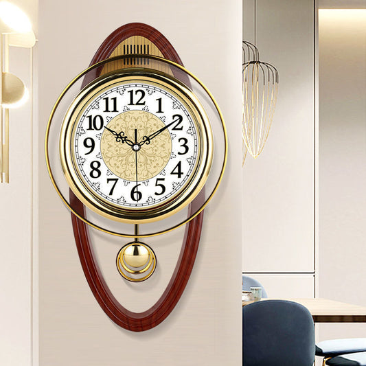 Vintage Swing Silent Quartz Wall Clock