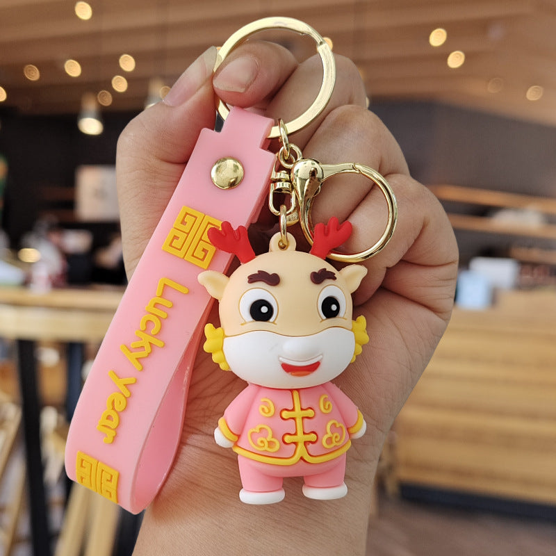 Creative Cute Little Dragon Shape Keychain Pendant LadyShow.Store
