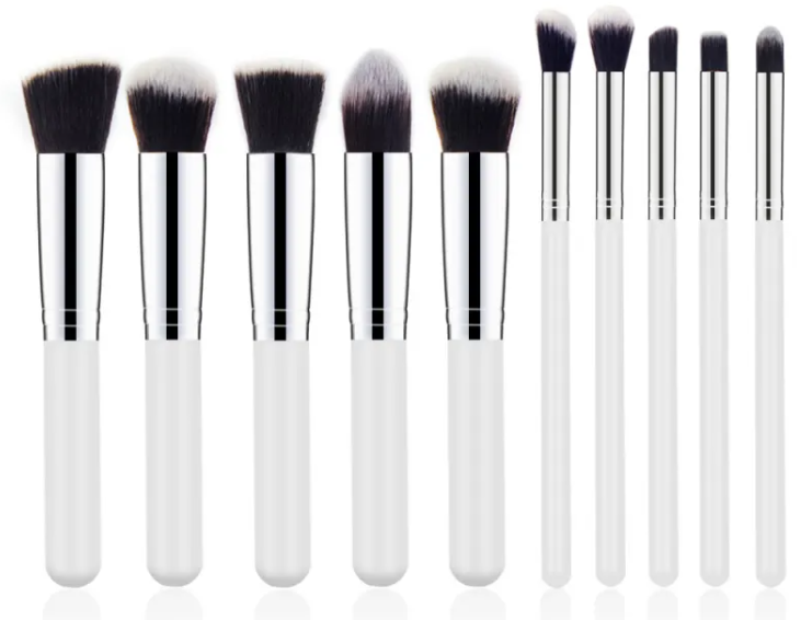 Elegant Wooden Handle Makeup Brush Set LadyShow.Store