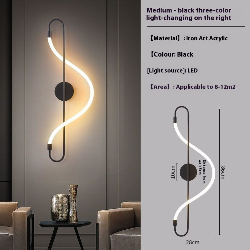 Living Room Background Bedroom Bedside Creative Wall Lamp PearlNestDecor.com