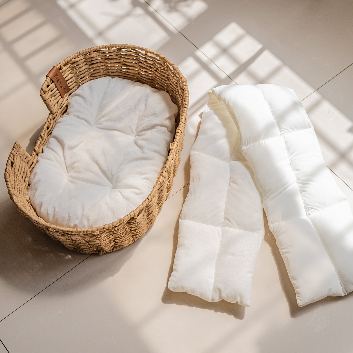 Hand-woven Warm Universal Rattan Basket Pet Nest Pets Fashion
