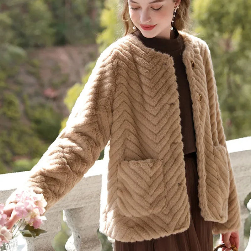 Furry Coat Women's Autumn And Winter Leisure Coat Best YouTube Store