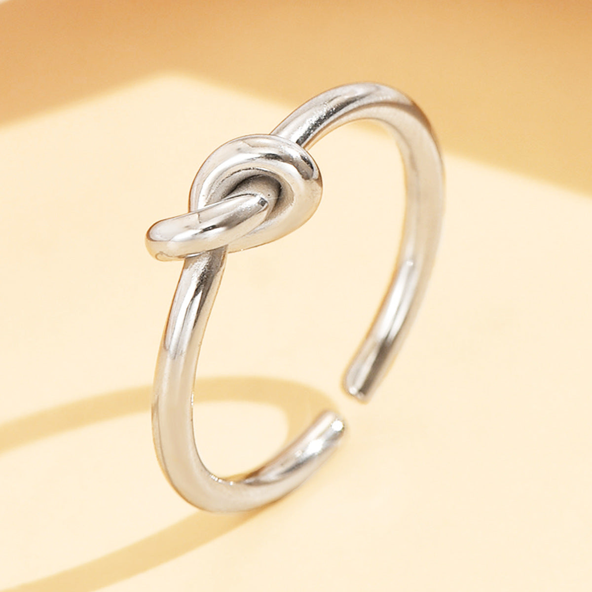 Stainless Steel Ring With A Braided Cord And Adjustable Opening Best YouTube Store