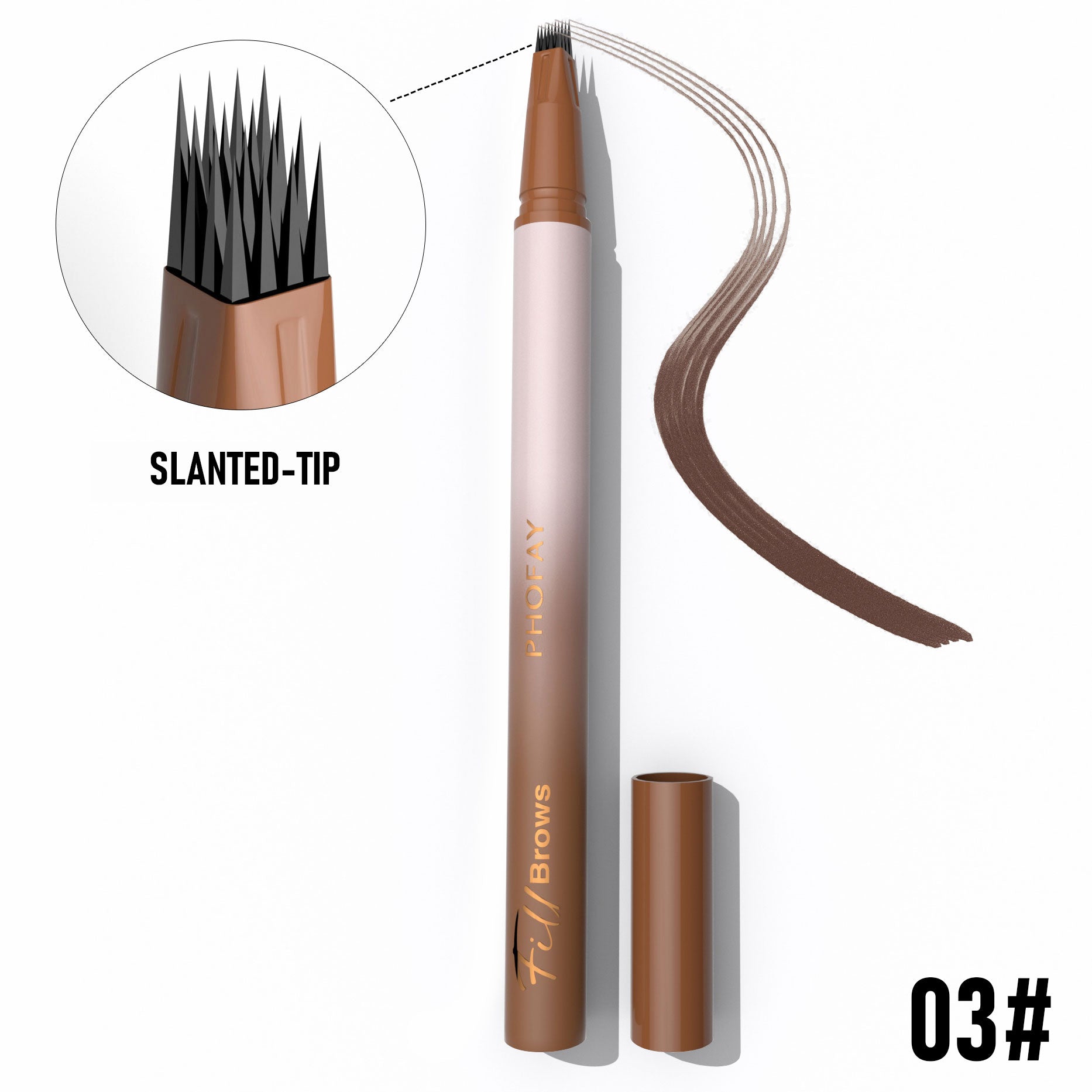 PHOFAY WATERPROOF WILD EYEBROW PENCIL LadyShow.Store