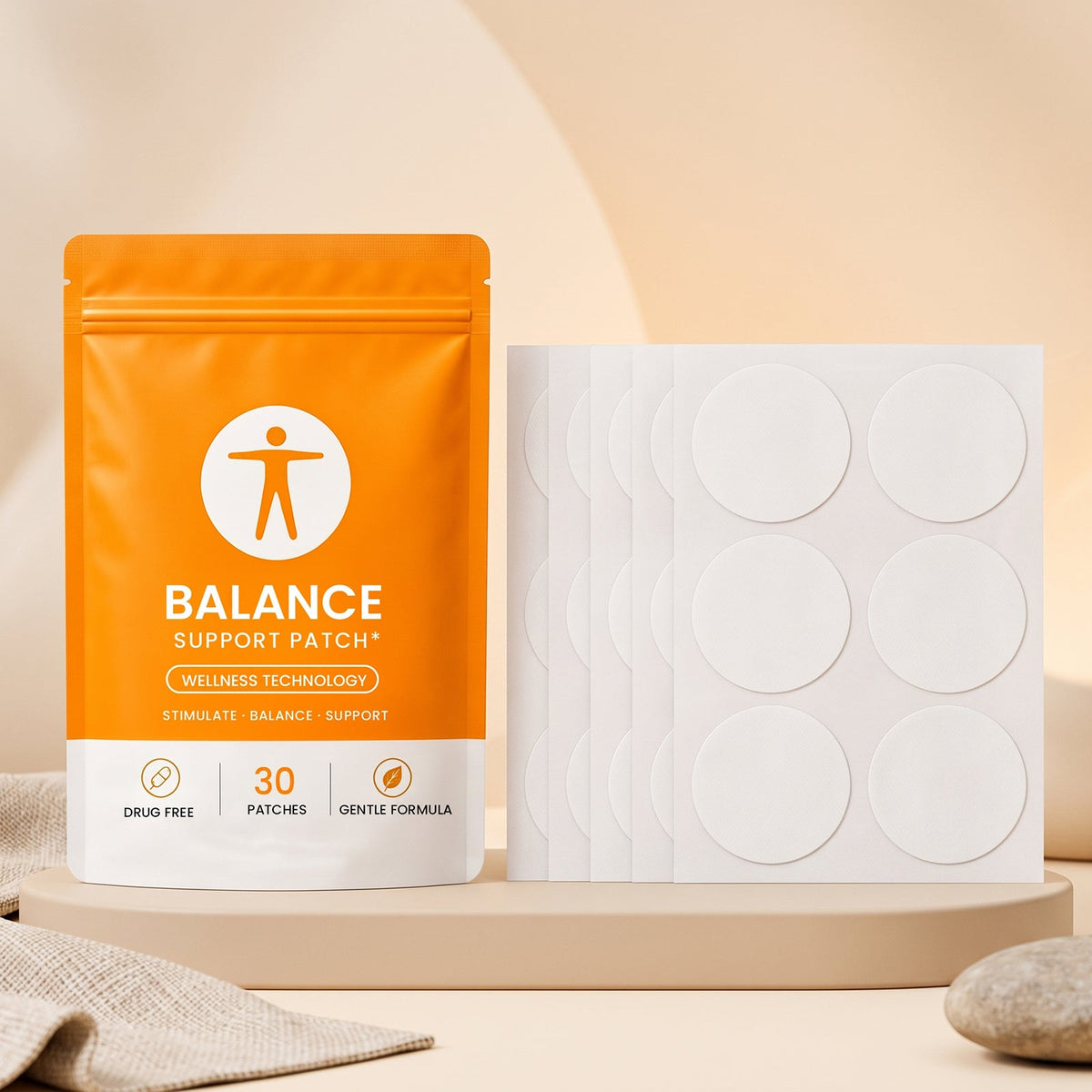 Balance Support Patch 30pcs Bag Tri Light Beauty