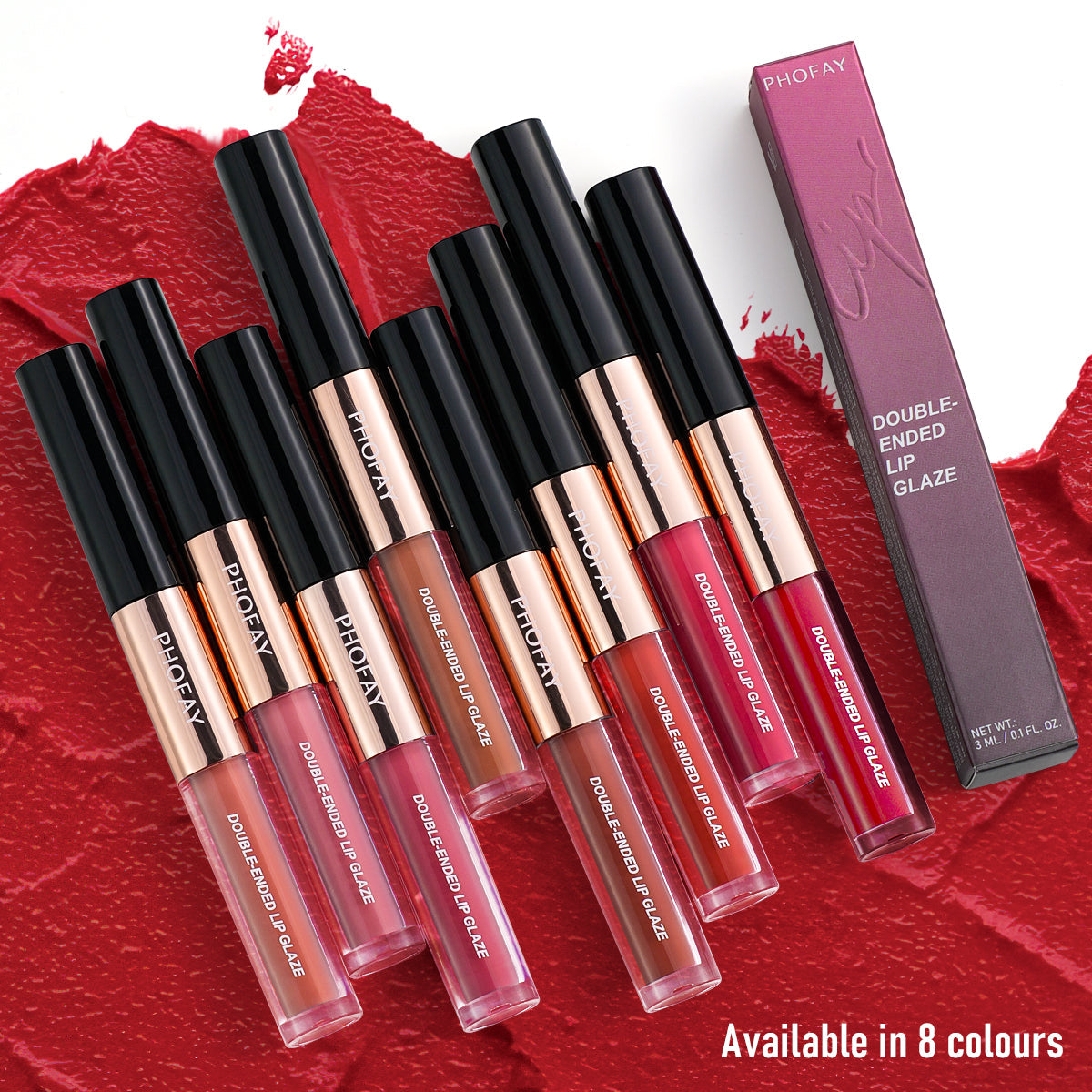 CL021 Double Head Non-stick Cup Lip Gloss LadyShow.Store