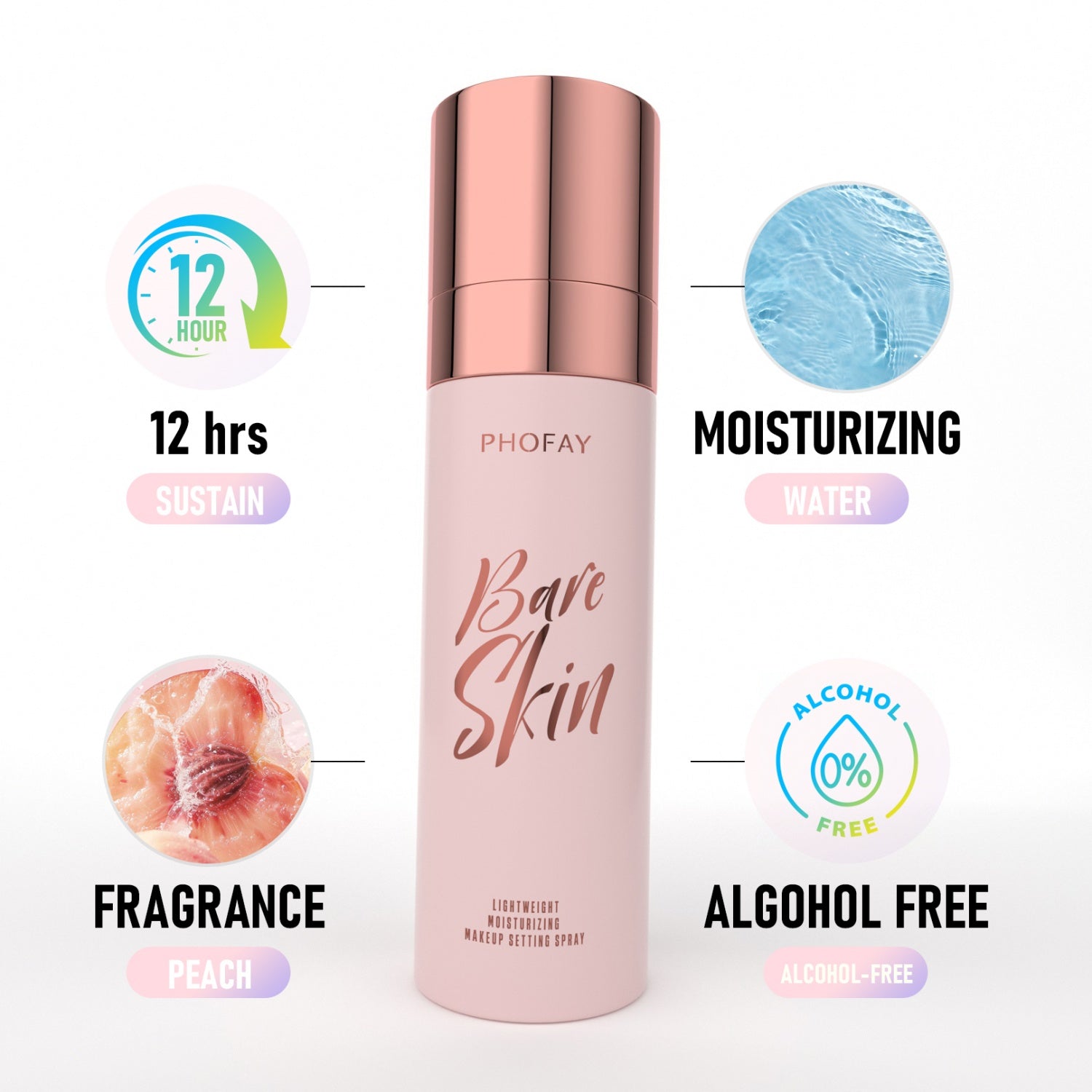 PHOFAY Moisturizing Setting Spray LadyShow.Store