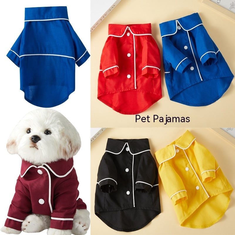 Pet Pajamas Dog Pajamas Small Dog Cat Clothing Pets Fashion