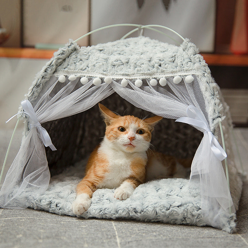 Semi-enclosed pet bed Pets Fashion