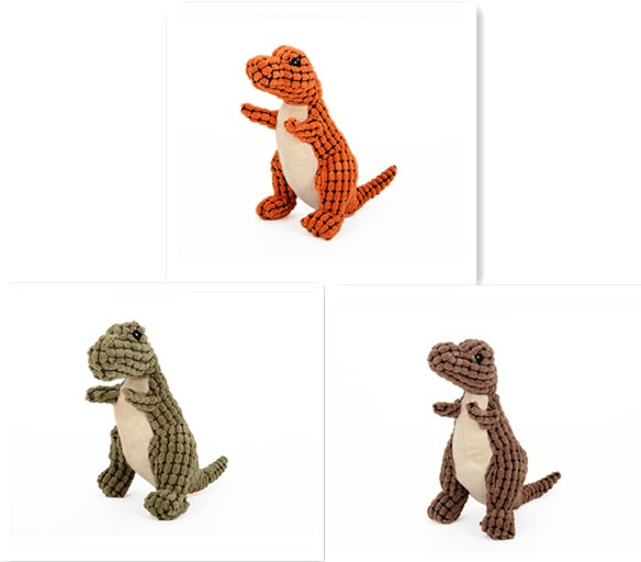 Dinosaur Pet Toys Giant Dogs Pets Interactive Dog Toys For Large Dogs Chew Toys Chihuahua Plush Stuffing Squeakers Pets Fashion