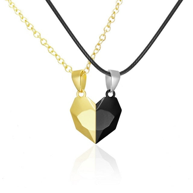 Korean Fashion Magnetic Couple Necklace Pi-Mart