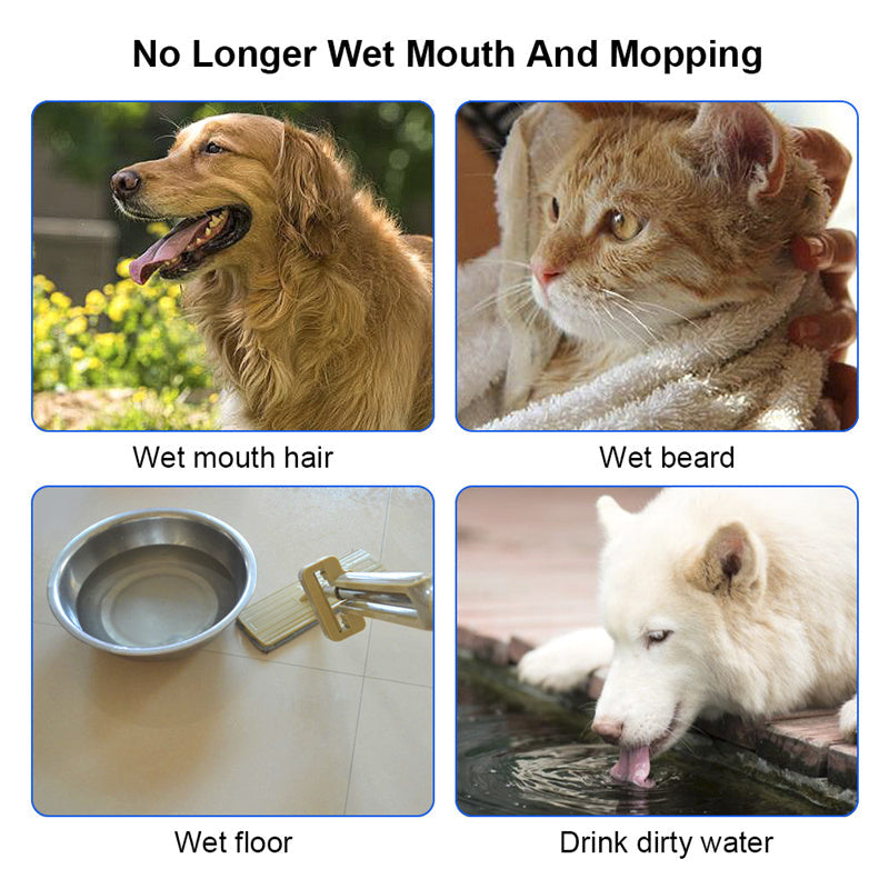 1.5L Cat Dog Water Bowl Carried Floating Bowl Anti-Overflow Slow Water Feeder Dispenser Pet Fountain ABS&PP Dog Supplies Pets Fashion