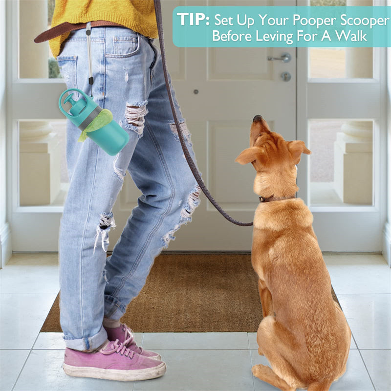 Portable Lightweight Dog Pooper Scooper With Built-in Poop Bag Dispenser Eight-claw Shovel For Pet Toilet Picker Pet Products Pets Fashion
