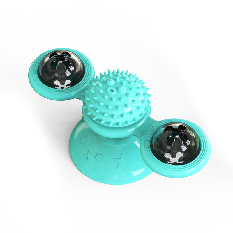 Sucker Turn Windmill Cat Toy Funny Cat Creative Spin Ball Pets Fashion