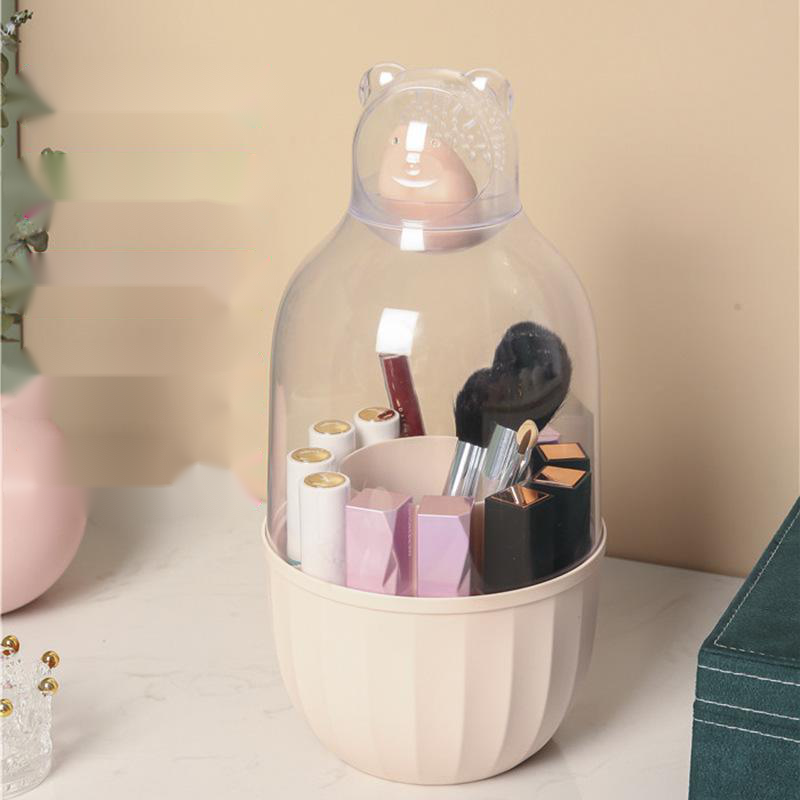 Girl Heart Lipstick Storage Box Makeup Brush Cosmetic Storage Bucket