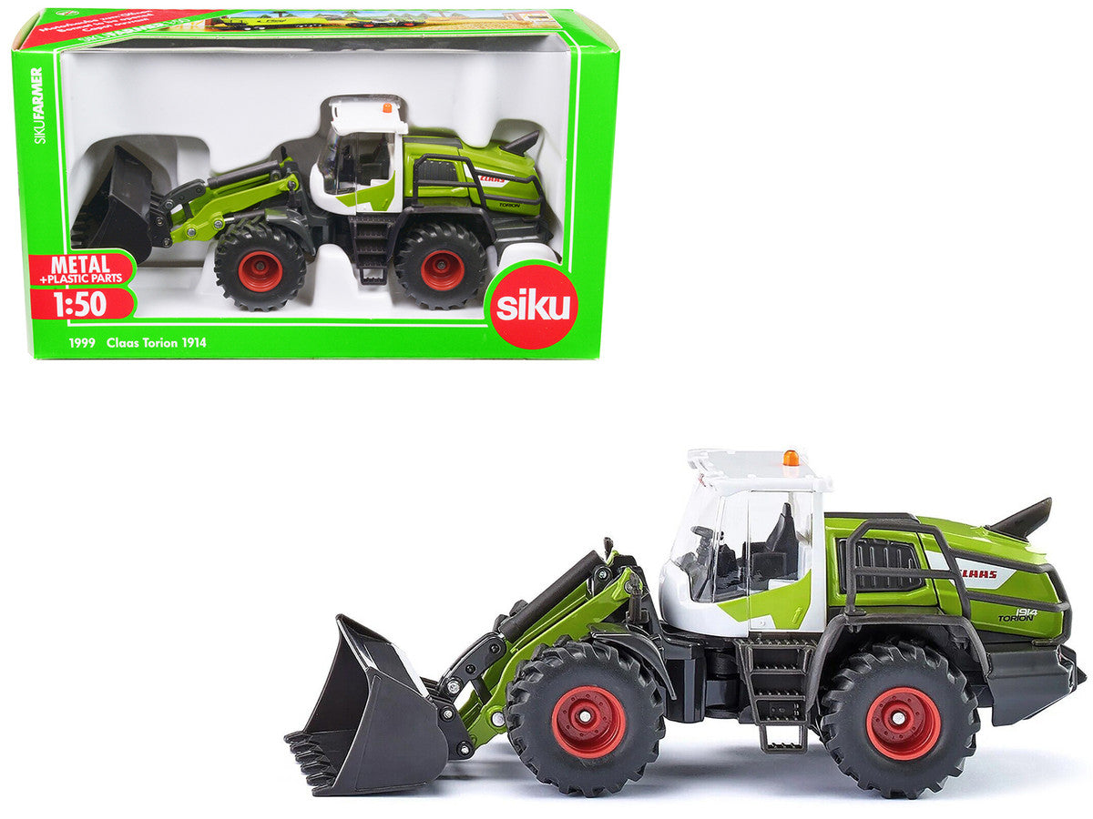 Claas Torion 1914 Wheel Loader Green and White 1/50 Diecast Model by Siku LuxuryLifeWay Online Store