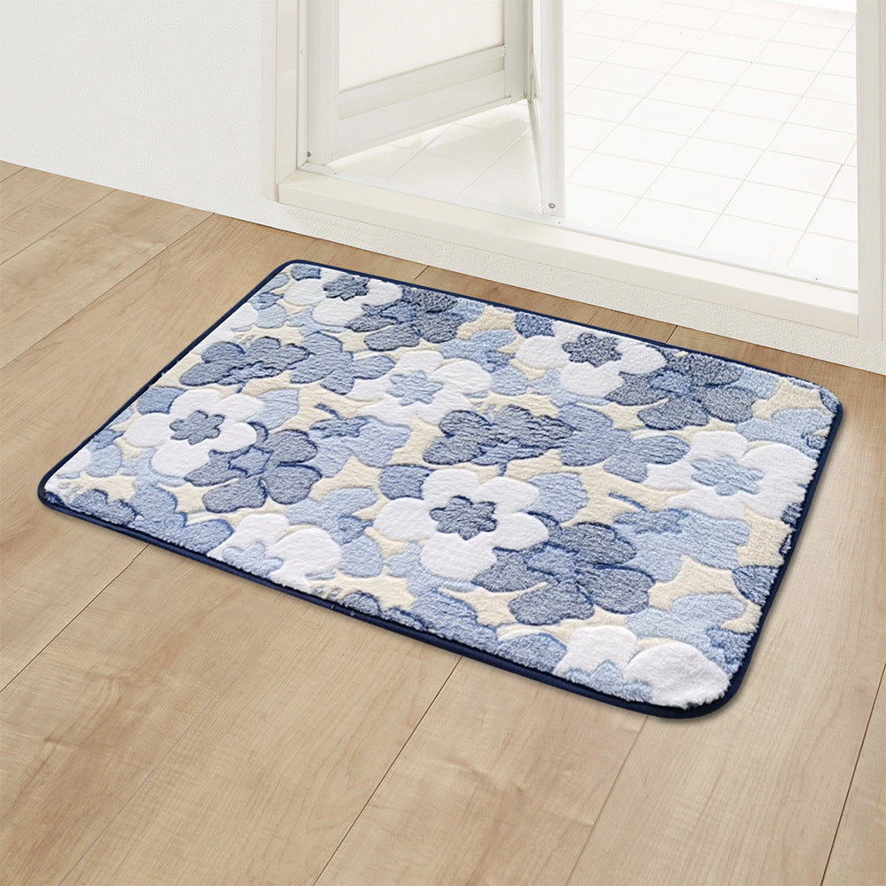 Door Kitchen Absorbent Carpet Bathroom Non-slip Floor Mat