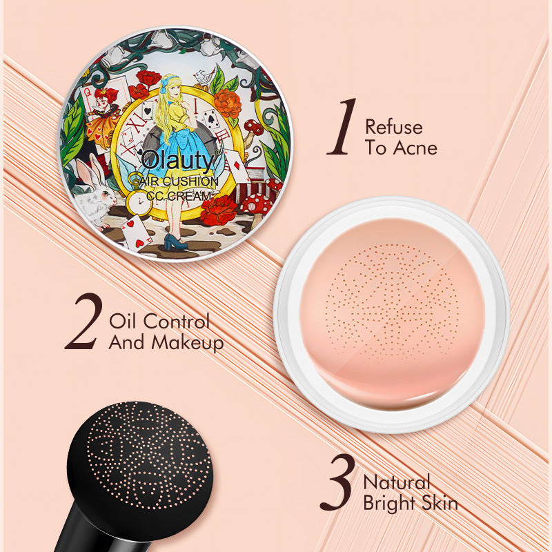 Beauty CC Cream Concealer Foundation With Mirror Powder Puff