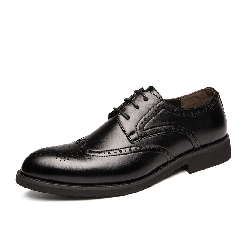 Men's Casual Brogue Leather Shoes (Fashionable Design) LadyShow.Store