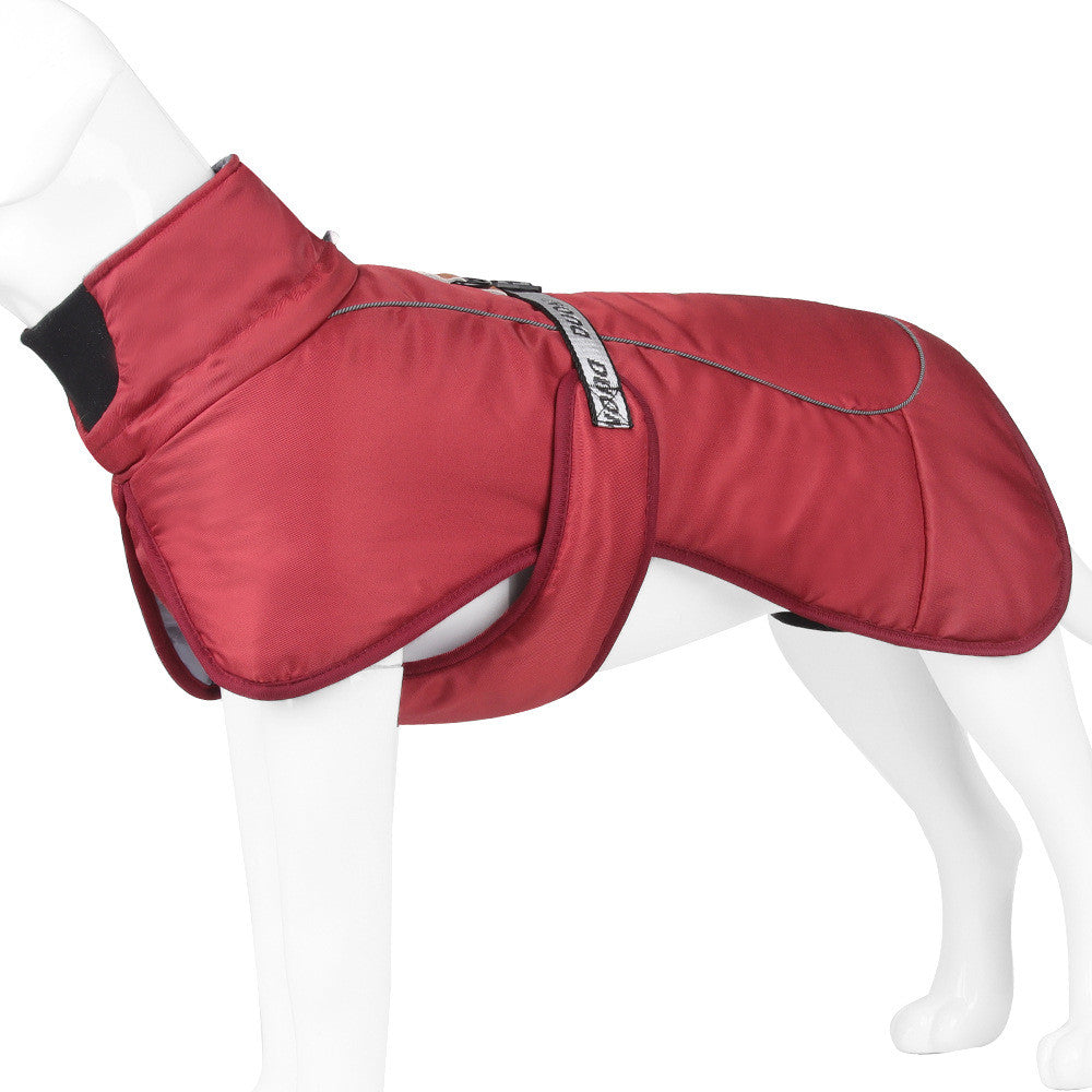 New Dog Clothes Cloak Style Thickened And Warm Pet Keeping Warming Clothes With Reflective Warmth Pet Supplies Pets Fashion