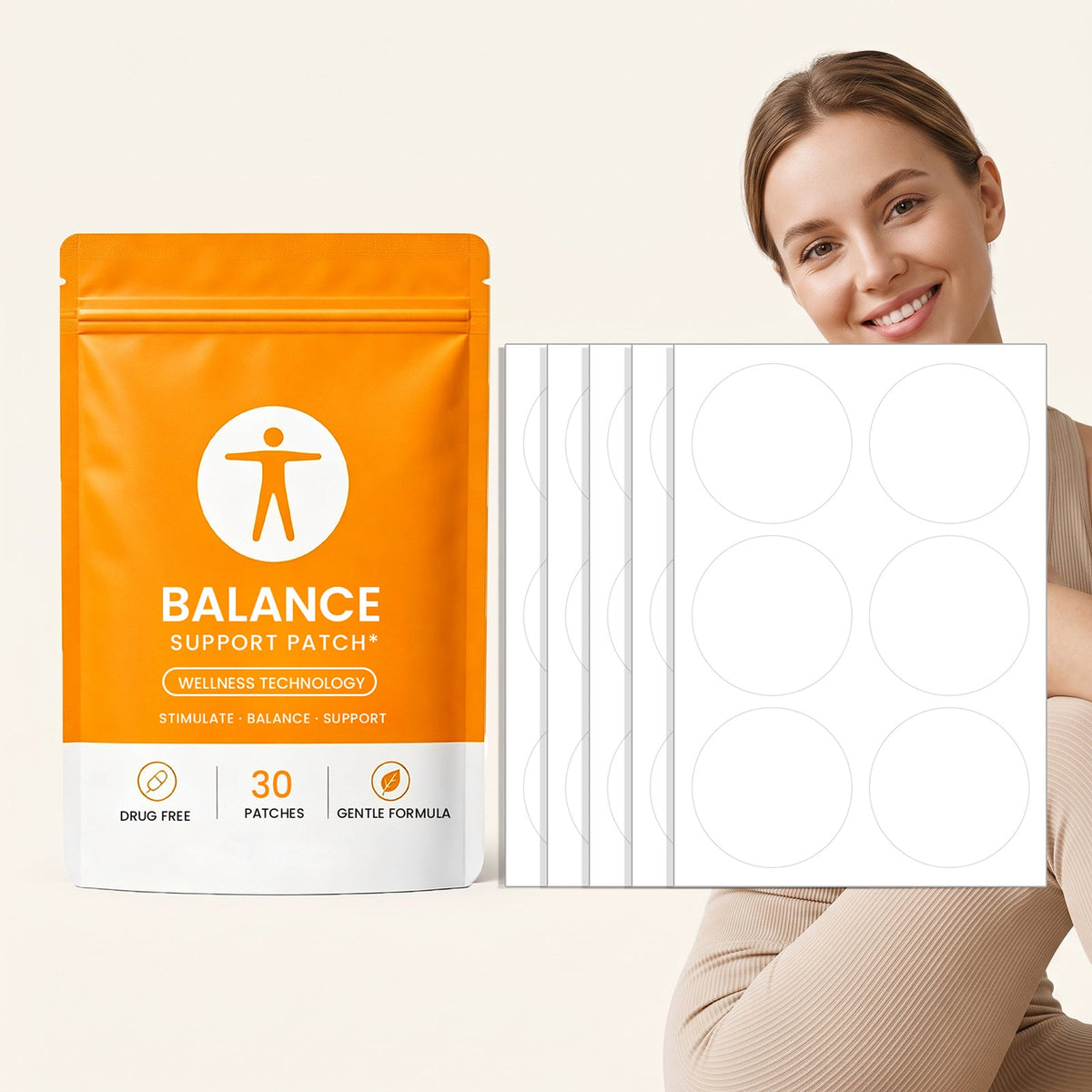Balance Support Patch 30pcs Bag Tri Light Beauty