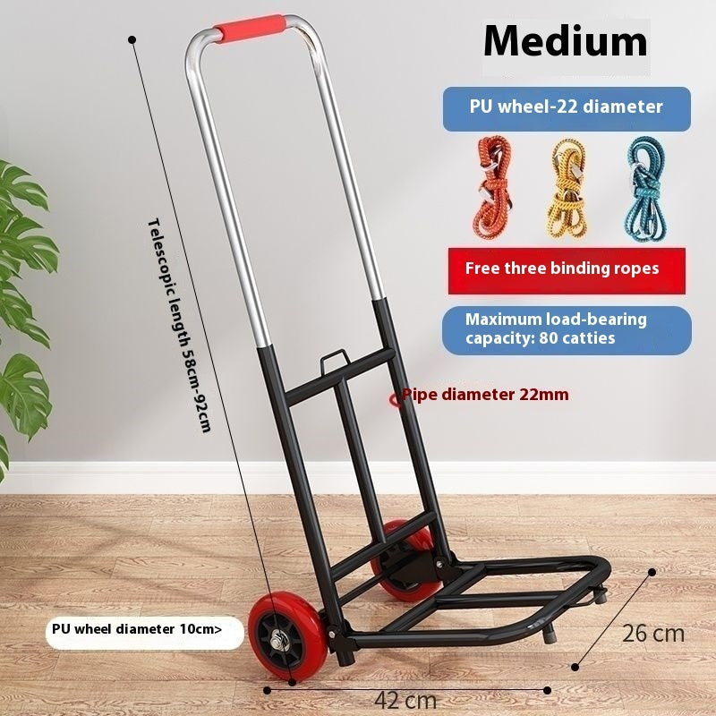 Hand Buggy Foldable And Portable Luggage Shopping Shopping Shopping Shopping Load Best YouTube Store